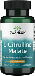 Swanson L-Citrulline Malate 75mg, 60 Capsules