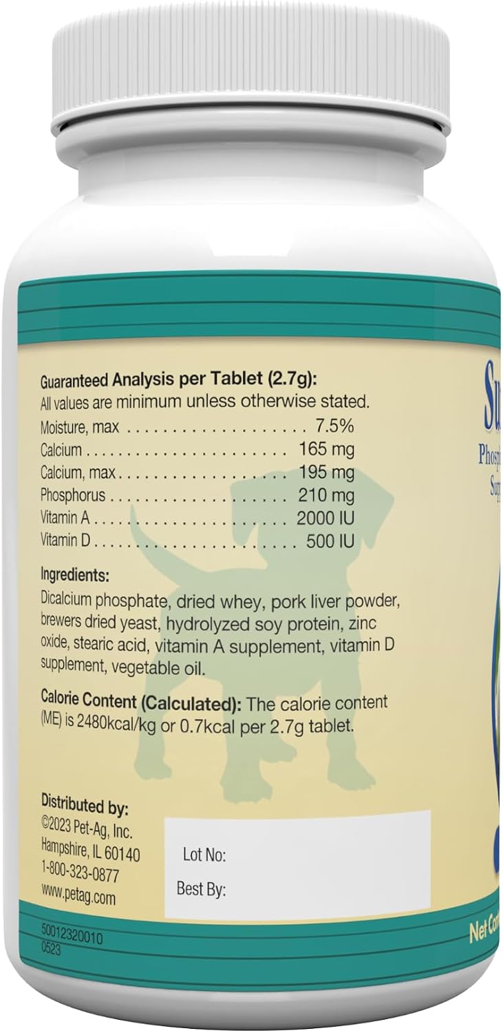 PetAg Sure Grow 100 - 100 Chewable Tablets For Puppies