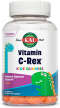Kal Vitamin C-Rex Gominolas para niños, 60 unidades