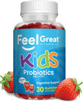 Feel Great Gominolas Probióticas Orgánicas para Niños - Sabor Fresa - 30 unidades