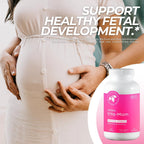 Mountain Meadow Herbal Vita-MOM Vitaminas Prenatales - Suplemento con 5-MTHF Folato, Hierro, Multivitaminas y Hierbas Orgánicas - 120 Cápsulas Blandas (2 Meses)