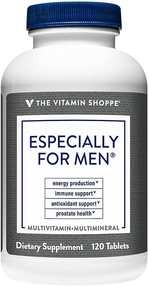 The Vitamin Shoppe Men's Multivitamin - Daily Complex with Essential Vitamins and Minerals, Gluten-Free, 300 Tablets