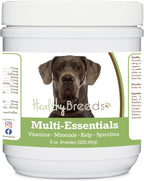 Healthy Breeds Great Dane, Blue, Multi-Essentials Powder para Perros - Suplemento de Vitaminas y Minerales - 227 g