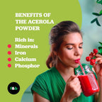 f&b superfoods Pure Organic Acerola Cherry Powder Freeze Dried (227g)