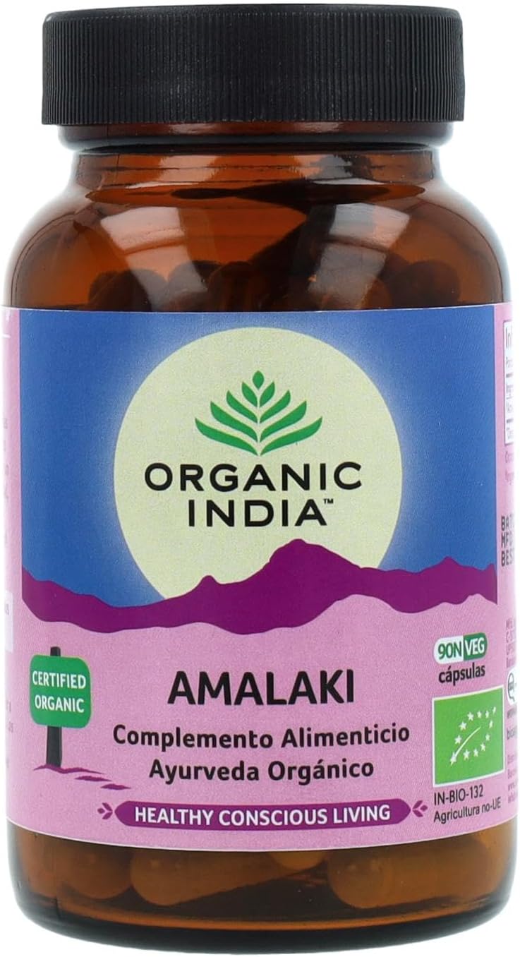 Organic India Amla, 90 Cápsulas Vegetarianas