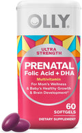 OLLY Ultra Strength Prenatal Multivitamínico en Cápsulas Blandas