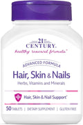 21st Century Hair, Skin and Nails 50 Caplets (Pack de 2)