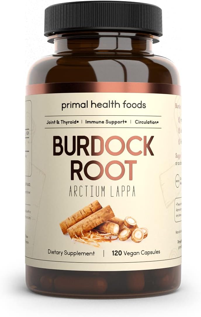 Cápsulas de Raíz de Bardana 1000 mg - 60 Cápsulas