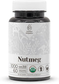 Garden Organics Nuez Moscada Orgánica 60 Cápsulas - Complemento Natural de Alta Potencia
