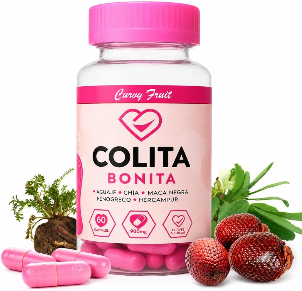 Colita Bonita: Complemento con Aguaje, Fenugreek, Maca Negra, Chía y Hercampuri