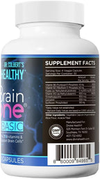 Divine Health Brain Zone Basic | Complejo de Vitaminas B Activas, Trimetilglicina y Curcumina | 120 Cápsulas