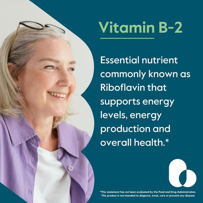 BESTVITE Vitamina B2 (Riboflavina) 400mg, – Sistema nervioso: Contribuye al funcionamiento normal del sistema – Image 2