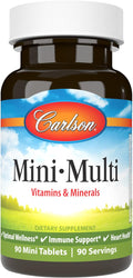 Carlson Mini-Multi - Multivitamínico y Mineral en Mini Comprimidos, 90 unidades