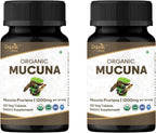 ORGANIC SPREE Comprimidos de Mucuna - USDA Orgánico, Apoya la Energía y el Bienestar General*, 120 Comprimidos - Paquete de 3
