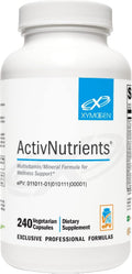 XYMOGEN ActivNutrients - Fórmula Multivitamínica y Multimineral - Apoyo al Bienestar, Inmunidad y Energía - Vitaminas B Activas y Minerales Quelados - Vegetariano, No GMO y Sin Gluten - 240 Comprimidos