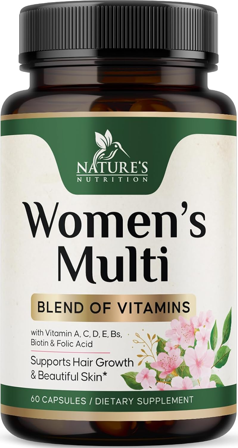 Nature's Nutrition Multivitamínico para Mujer – Complejo de Vitaminas y Minerales, 60 Cápsulas