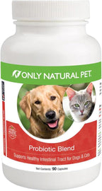 Only Natural Pet Probiótico para Perros y Gatos - 90 Cápsulas