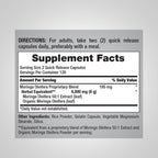 Piping Rock Moringa Oleifera - 240 Cápsulas - Extracto de Hoja de Alta Potencia - Sin OGM y Sin Gluten