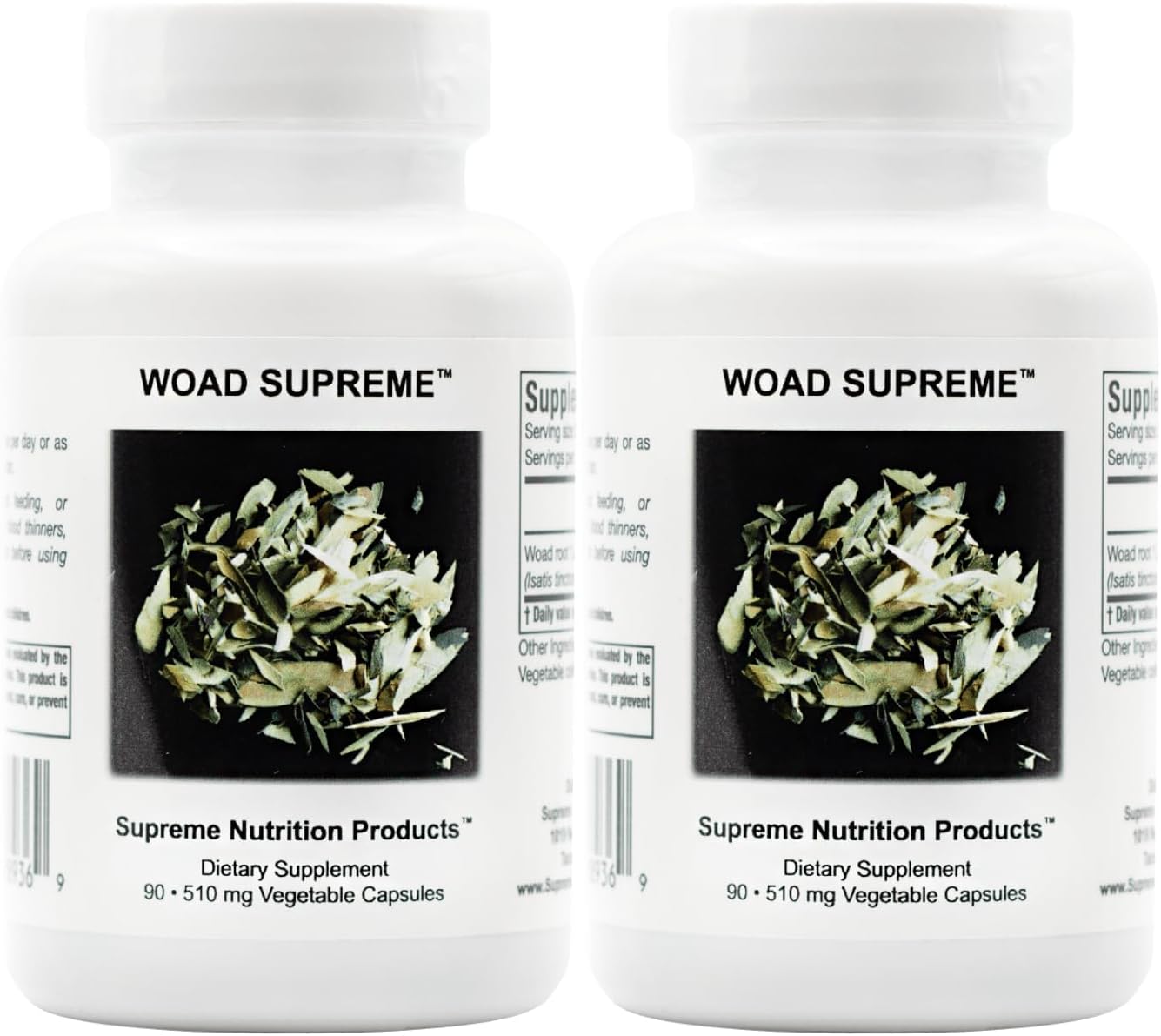 Supreme Nutrition Woad Supreme, 90 Cápsulas Vegetarianas de Raíz de Isatis Pura