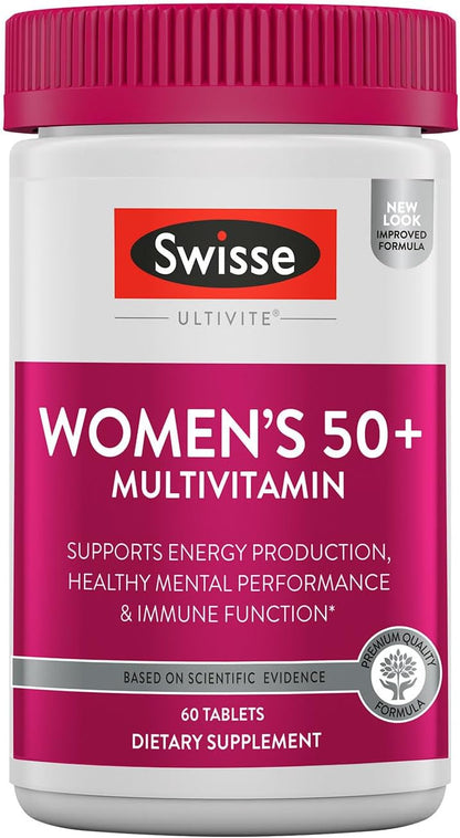 Swisse Multivitamínico Diario para Mujeres – Energía y vitalidad: Las vitaminas del grupo B y el yodo contribuyen – Image 1