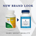 The Vitamin Shoppe Vitamina E 1000 UI - Apoyo Antioxidante para la Piel y Función Inmunológica, Vitamina Diaria (60 Cápsulas Blandas)