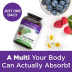 New Chapter Every Woman's One Daily - Multivitamínico para Mujeres Fermentado con Probióticos + Hierro + Vitaminas B + Vitamina D3 + Ingredientes Orgánicos No-GMO, 24 Comprimidos