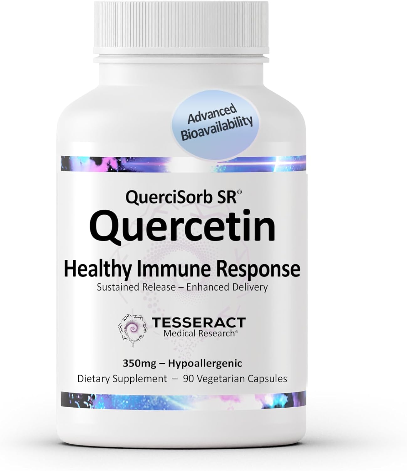 Tesseract Medical Research QuerciSorb SR - Suplemento de Quercetina 400 mg, Liberación Sostenida, 90 Días