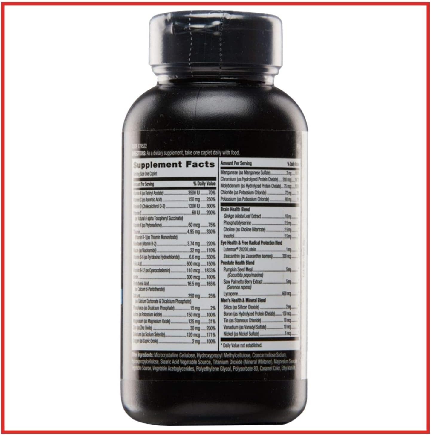 GNC Mega Men 50 Plus One Daily, 60 comprimidos