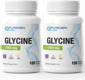 Puregen Labs Glicina 1000mg [Alta Potencia] 100 Cápsulas Vegetarianas - Apoyo para el Descanso Saludable
