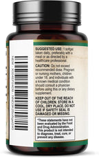 Vitamina D3 4000 UI y K2 100 mcg por Dosis - Suplemento Extra Fuerte para Huesos, Corazón y Músculos - Apoyo Inmune y Absorción de Calcio con Aceite de Oliva - Sin OGM - 120 Cápsulas Blandas