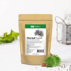ONDAMGO Polvo Natural de Agujas de Pino 200g - 100% Hoja de Pino en Polvo