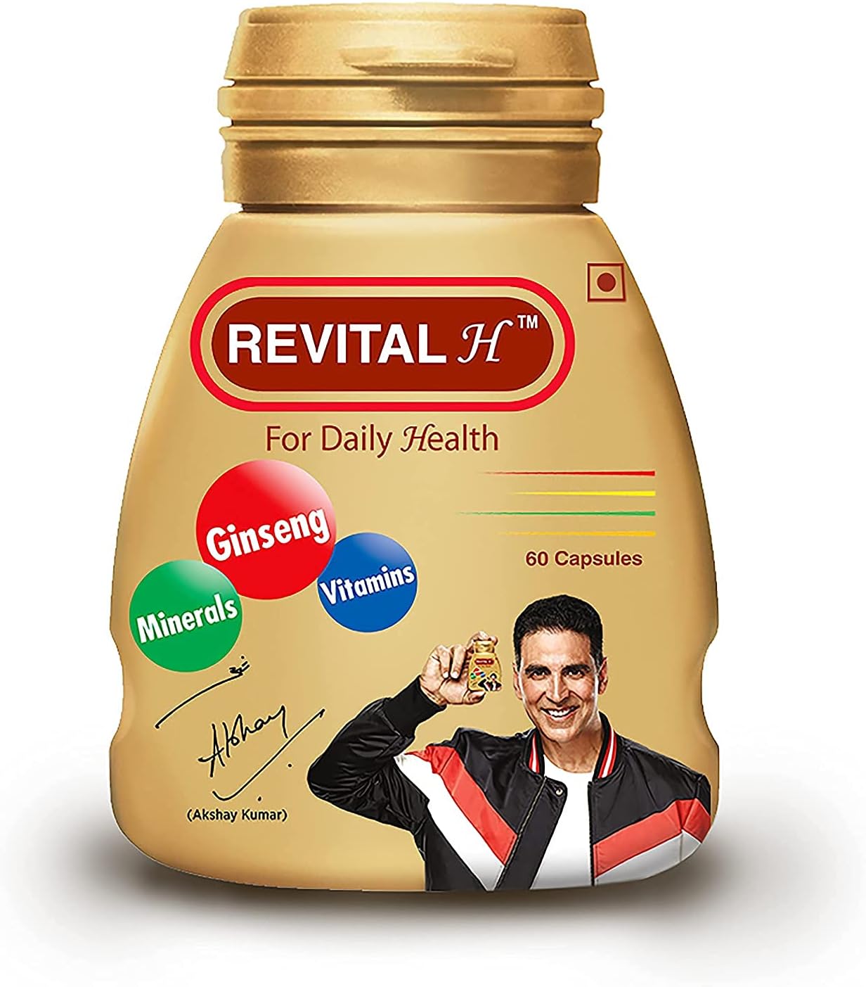 Revital H for Men - Multivitamínico con Ginseng Natural, 60 Cápsulas