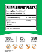 BulkSupplements Fisetina en Polvo – 100mg por dosis, 25g