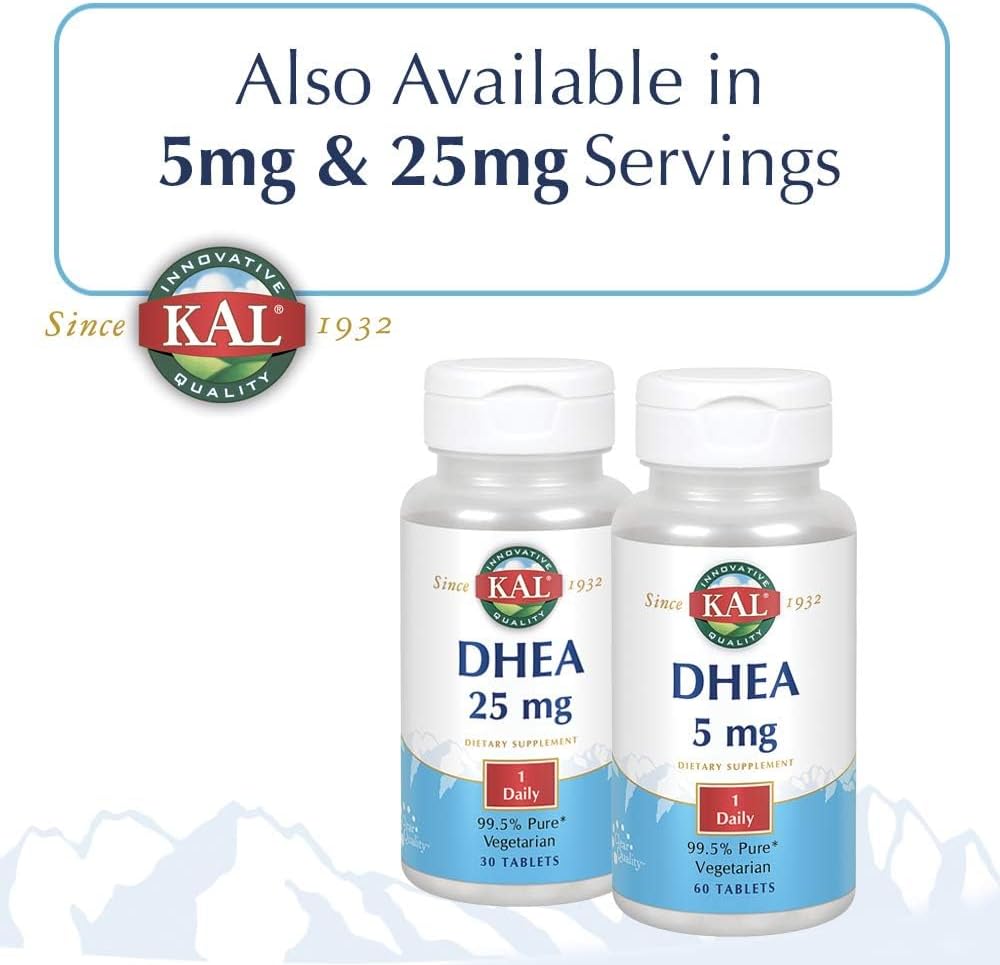 KAL DHEA-10 Comprimidos, 10 mg, 60 Comprimidos