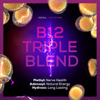 B-Bomb Triple B12 Spray 5000 mcg - Metilcobalamina, Adenosilcobalamina, Hidroxocobalamina - Sabor Orgánico Ciruela Canela