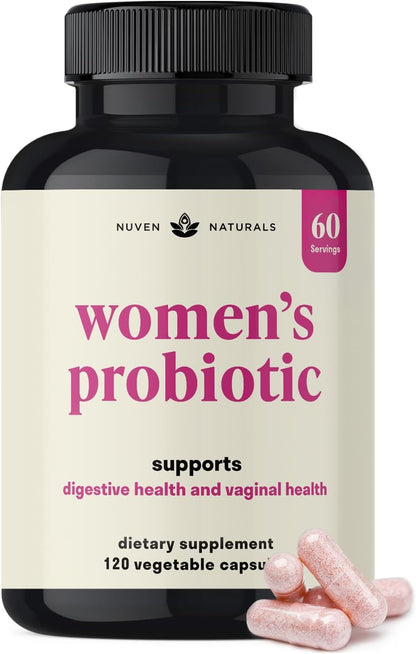 Nuven Naturals 3-en-1 Probiótico para – Lactobacillus acidophilus, reuteri y rhamnosus: Cepas probióticas – Image 1