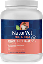NaturVet Brewer's Yeast with Garlic and Vitamins for Dogs and Cats - 4 lb Powder