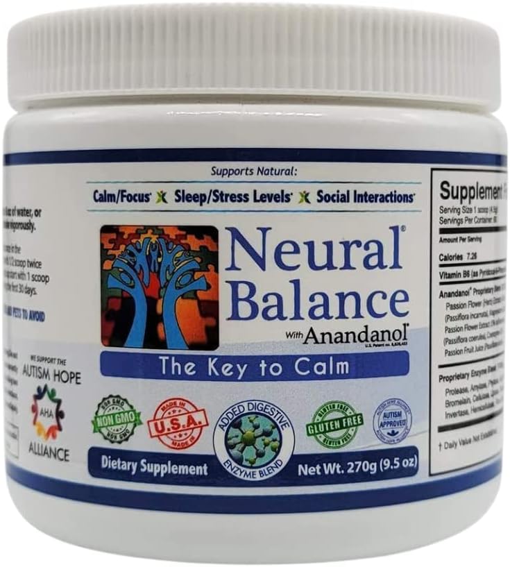 Neural Balance Anandanol con Mezcla de Enzimas Digestivas, 269 g (60 porciones)