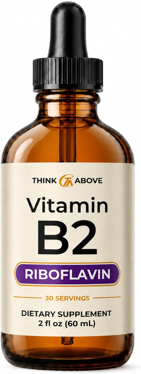 Think Above Vitamina B2 Riboflavina Gotas Líquidas - 60 ml