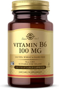Solgar Vitamina B6 100 mg Cápsulas Vegetales