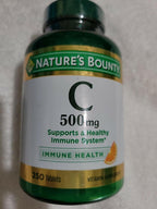 Nature's Bounty Vitamina C Pura 500 mg, 250 Comprimidos (Pack de 6)
