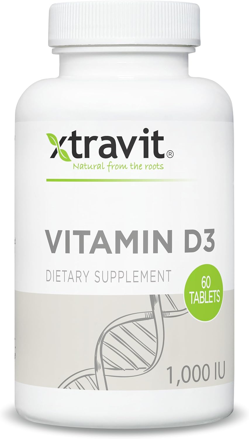 Xtravit Vitamina D3 1000 UI – 60 Comprimidos Veganos