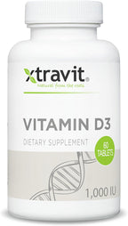 Xtravit Vitamina D3 1000 UI – 60 Comprimidos Veganos