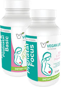 Vitaminas prenatales veganas - Folato, Colina, Vitaminas A, B, C, D, E, K y más - Sin gluten, Non-GMO