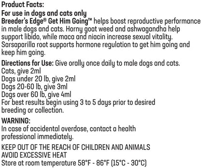 Breeder's Edge Get Him Going, Suplemento de – Maca (Lepidium meyenii): Conocida por sus efectos energizantes y de – Image 7