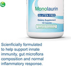 Nutra BioGenesis Monolaurin - Cápsulas de Monolaurina, 1000 mg por Dosis, 120 Cápsulas Veganas