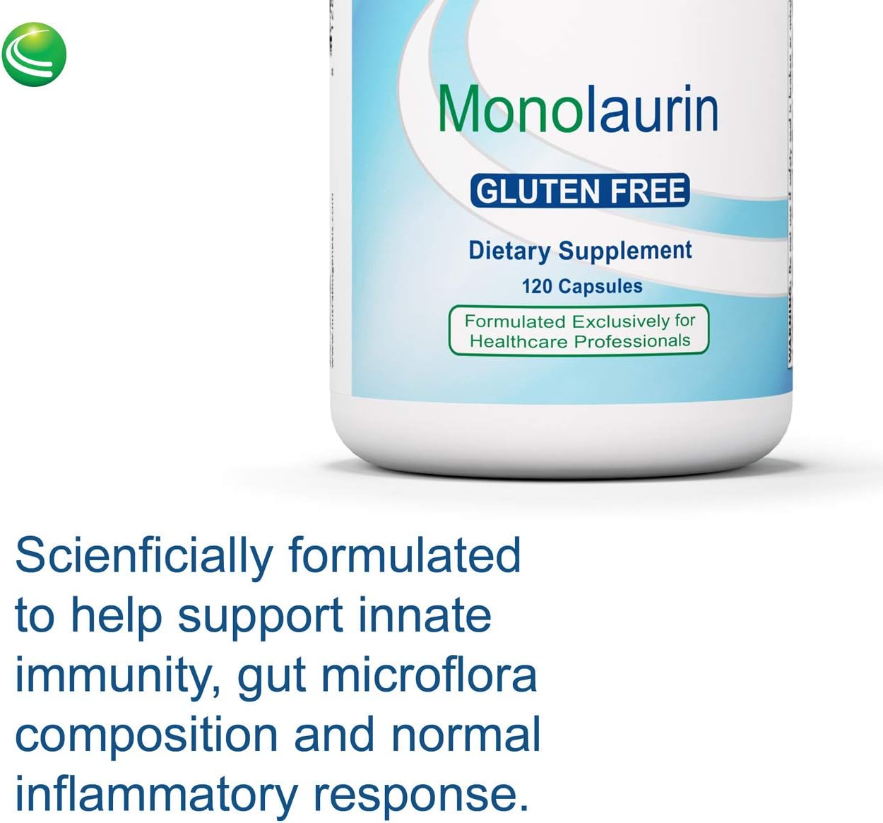 Nutra BioGenesis Monolaurin - Cápsulas de Monolaurina, 1000 mg por Dosis, 120 Cápsulas Veganas