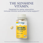 SOLARAY Super Bio Vitamin D3 in Coconut Oil - 5000 IU - 120 Softgels