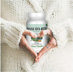 Maxi-Health Vitamina D3 1000 UI - 360 Comprimidos - Complemento Alimenticio para el Mantenimiento de Huesos, Músculos y Sistema Inmunitario