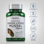 Piping Rock Mejillón de Labio Verde Liofilizado | 120 Cápsulas
